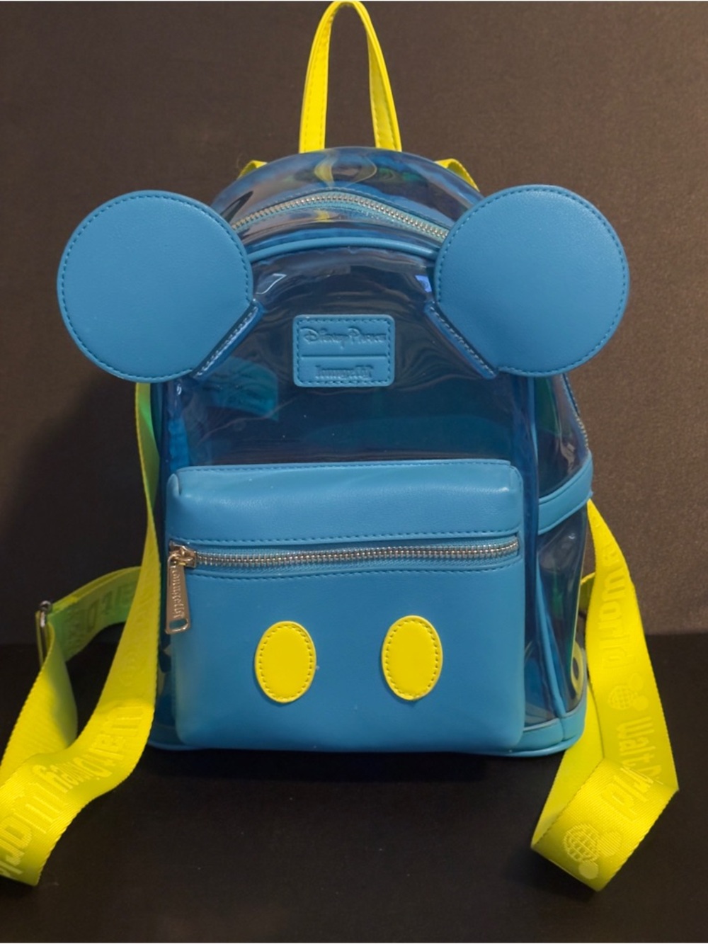 Mickey Mouse Neon Mini Backpack by Loungefly Disney World Edition - Picture 7 of 8